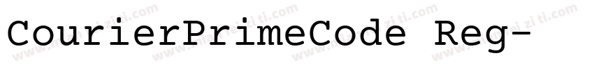 CourierPrimeCode Reg字体转换